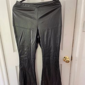 Large Rue 21 Pleather Flare Pants